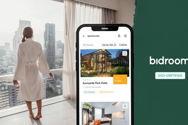 Bidroom makes travel sustainable for guests and hoteliers