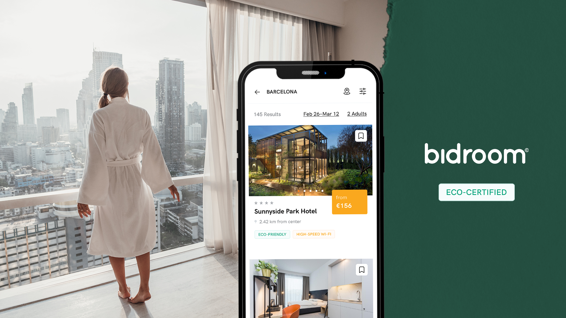 Bidroom makes travel sustainable for guests and hoteliers